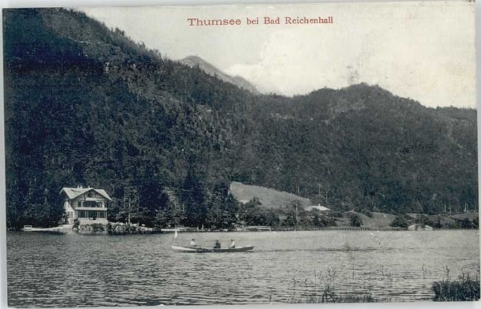Bad Reichenhall Thumsee ungelaufen ca. 1910