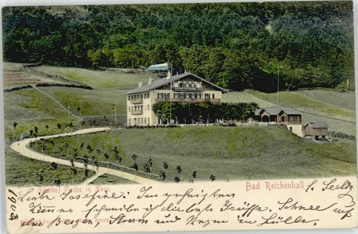 Bad Reichenhall Gasthof Fuchs Nonn x 1913
