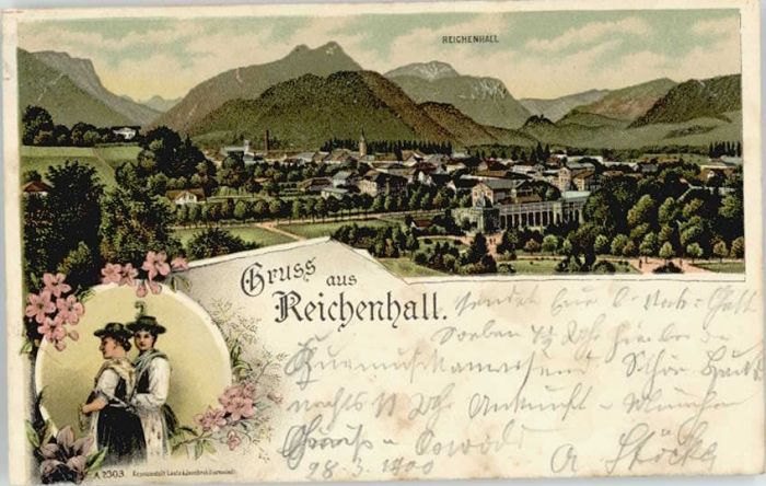 Bad Reichenhall Trachten x 1900