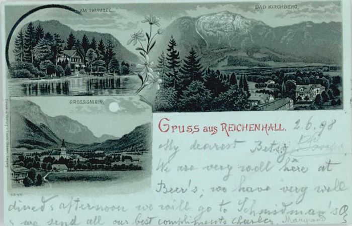 Bad Reichenhall Grossgmain Thumsee Bad Kirchberg x 1898