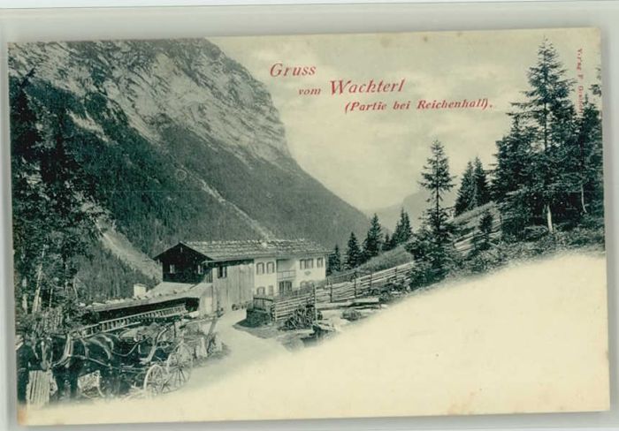 Bad Reichenhall Wachterl ungelaufen ca. 1900