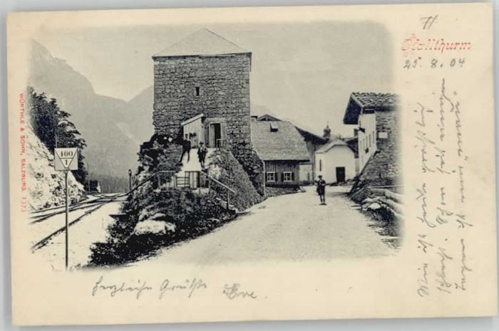 Bad Reichenhall Hallthurm o 1904
