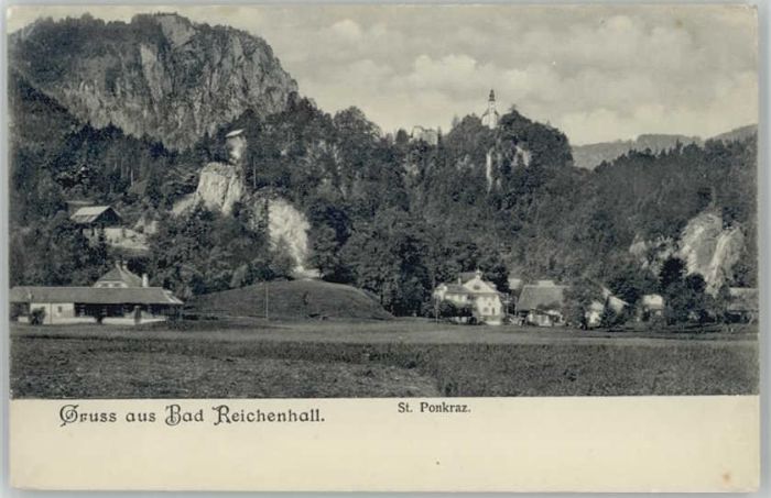 Bad Reichenhall St. Pankraz ungelaufen ca. 1900