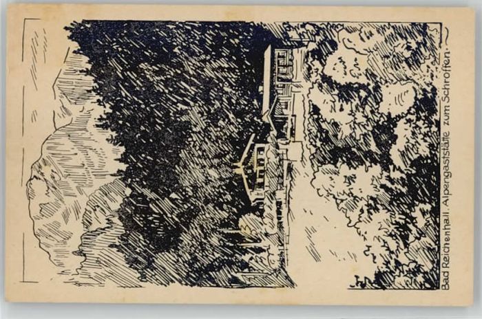 Bad Reichenhall Gaststätte zum Schroffen  ungelaufen ca