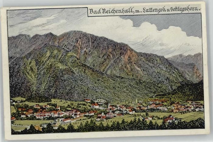 Bad Reichenhall Lattengebirge Sonntagshorn x 1920