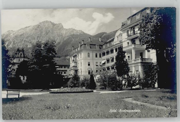 Bad Reichenhall Hotel Axelmannstein ungelaufen ca. 1910