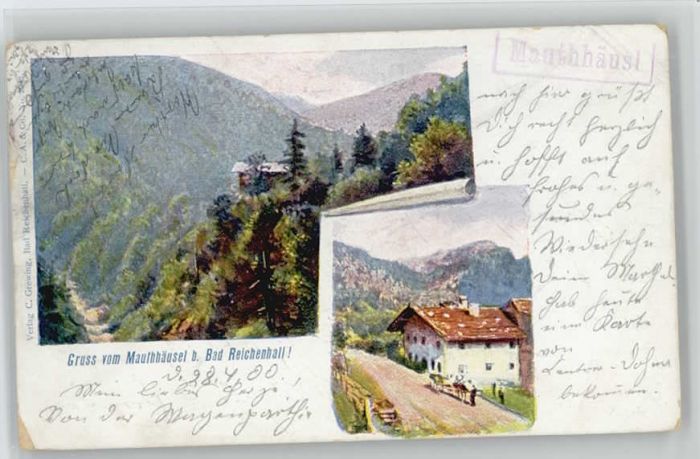 Bad Reichenhall Mauthäusl x 1900