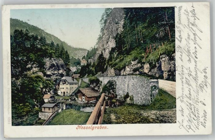 Bad Reichenhall Nesselgraben x 1901
