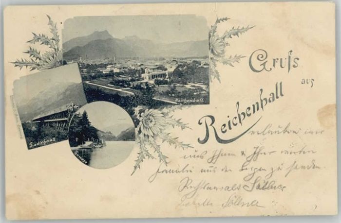 Bad Reichenhall Gradierhaus Thumsee x 1899