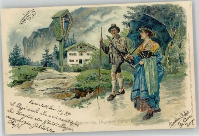 Bad Reichenhall Nonner Tracht x 1899