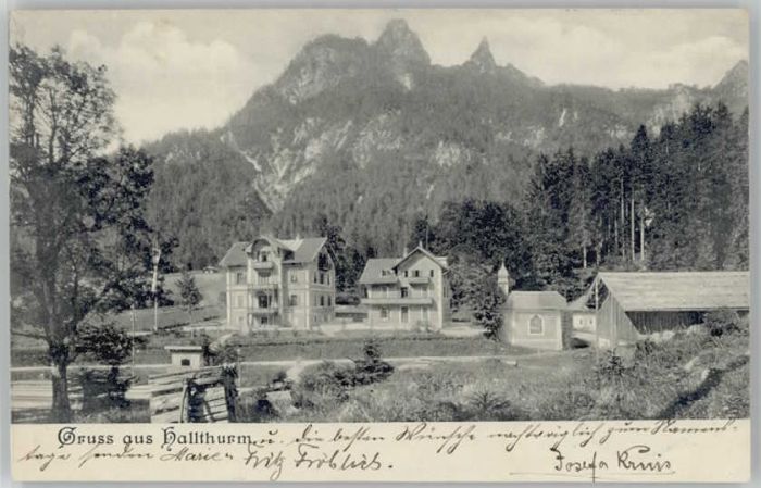 Bad Reichenhall Hallthurm x 1904