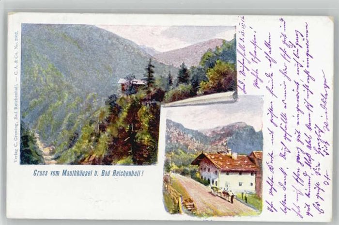 Bad Reichenhall Mauthäusl Feldpost x 1916