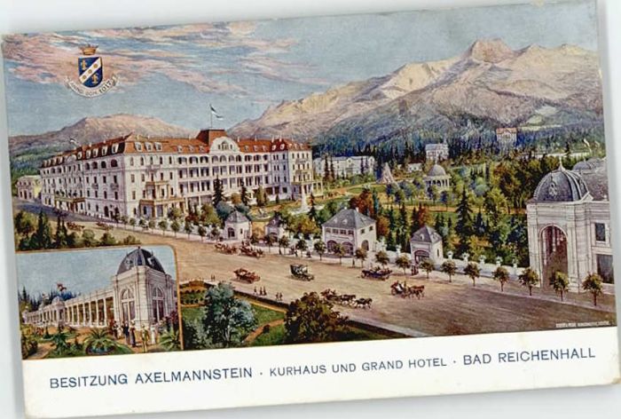 Bad Reichenhall Kurhaus Grand Hotel x 1913