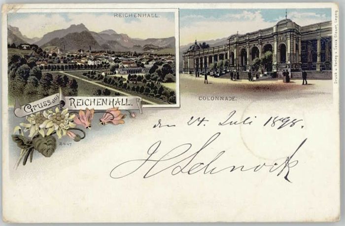 Bad Reichenhall Kolonnaden x 1898
