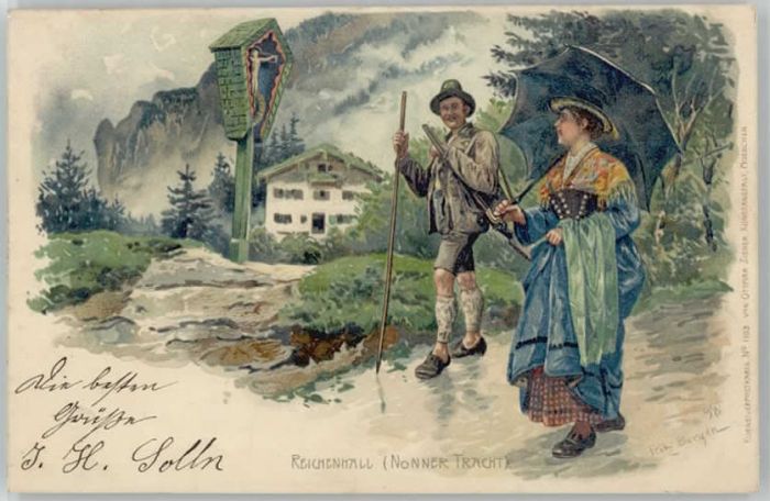 Bad Reichenhall Nonner Tracht x 1899