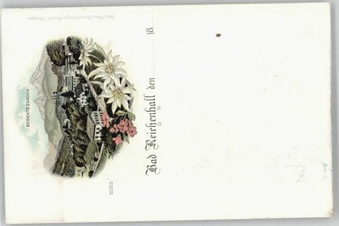 Bad Reichenhall  ungelaufen ca. 1900