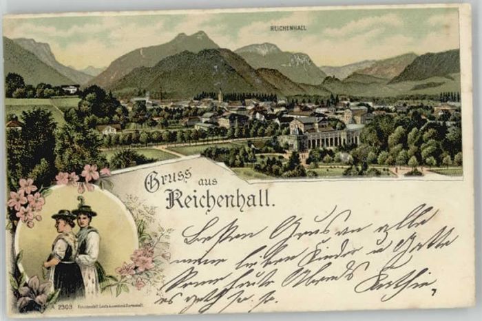 Bad Reichenhall Trachten x 1902