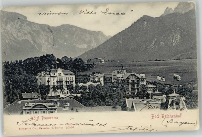Bad Reichenhall Hotel Panorama x 1904