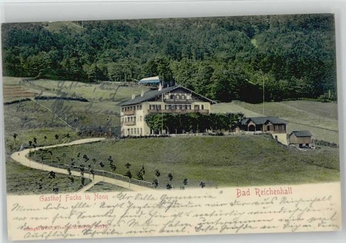 Bad Reichenhall Gasthof Fuchs Nonn x 1904