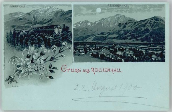 Bad Reichenhall Gradierhaus ungelaufen ca. 1900