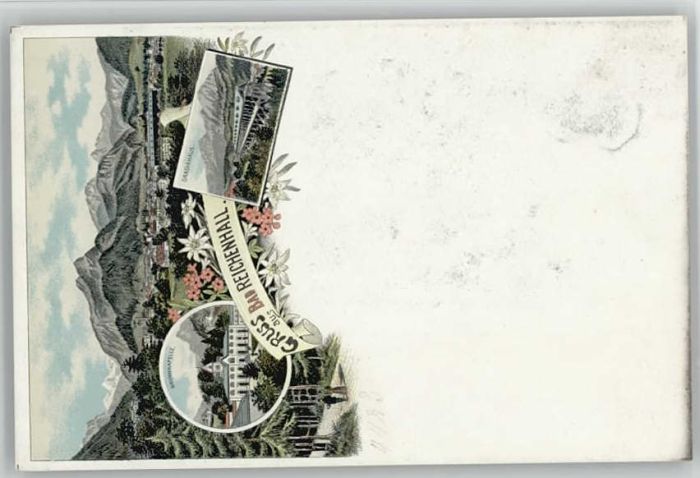 Bad Reichenhall Gradierhaus Brunnenkapelle ungelaufen c