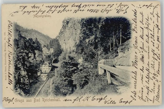 Bad Reichenhall Nesselgraben x 1902