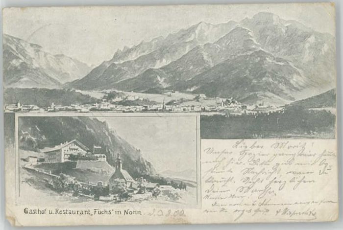 Bad Reichenhall Nonn Gasthof Fuchs x 1900