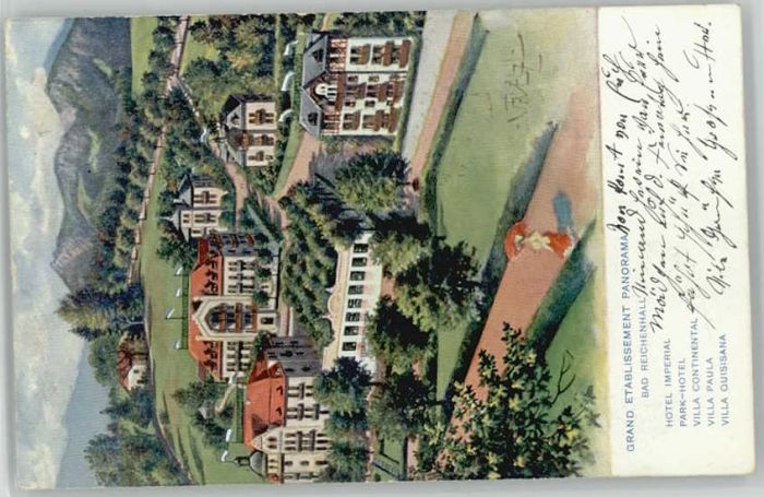 Bad Reichenhall Grand Hotel Künstlerx 1906