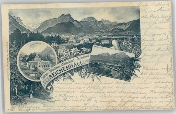 Bad Reichenhall Gradierhaus Brunnkapelle x 1899