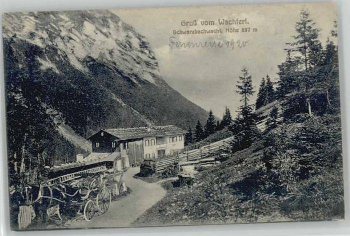 Bad Reichenhall Wachterl ungelaufen ca. 1920