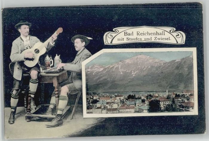 Bad Reichenhall Trachten ungelaufen ca. 1910