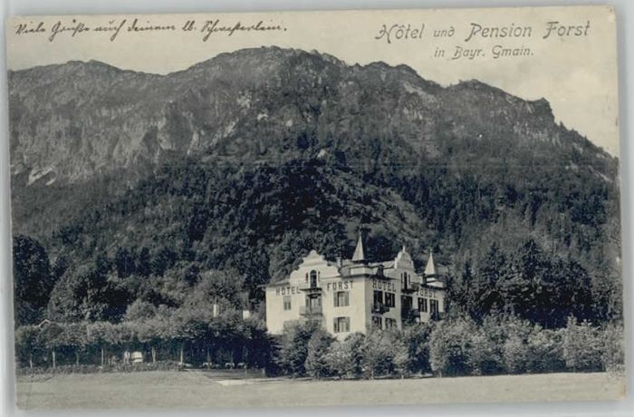 Bayerisch Gmain Hotel am Forst x 1910