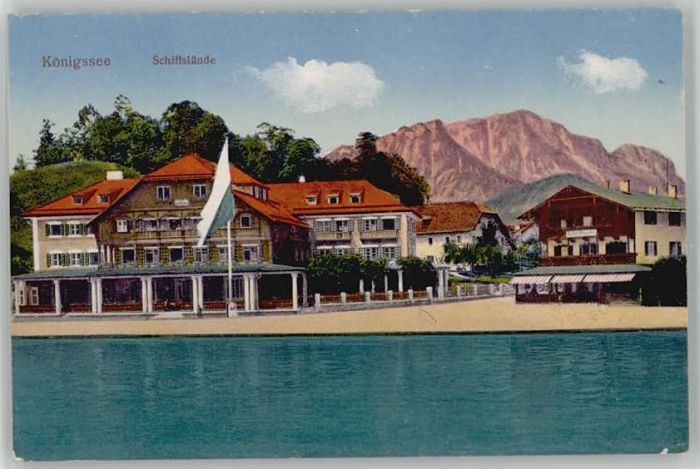 Koenigssee erchtesgaden ungelaufen ca. 1920