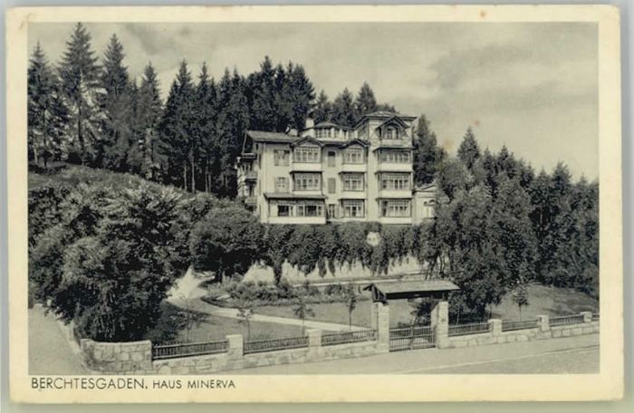 Berchtesgaden Haus Minerva ungelaufen ca. 1920