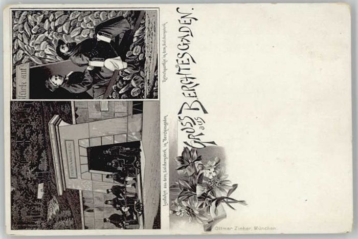 Berchtesgaden Salzbergwerk ungelaufen ca. 1900