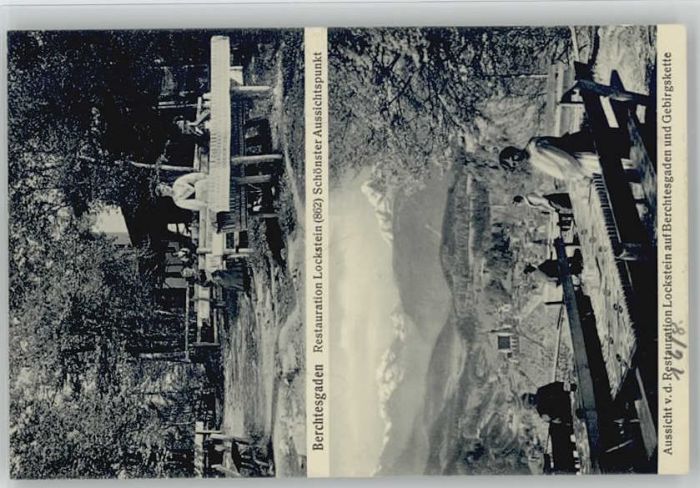 Berchtesgaden Restaurant Lockstein ungelaufen ca. 191