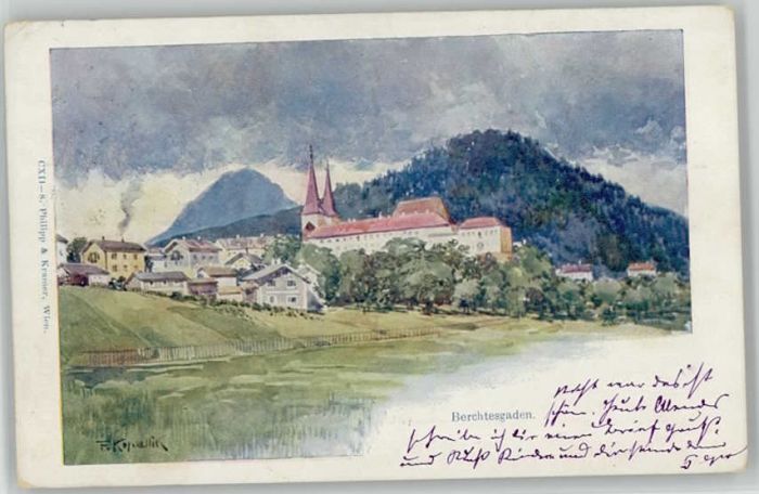 Berchtesgaden KünstlerF. Kopallik x 1902