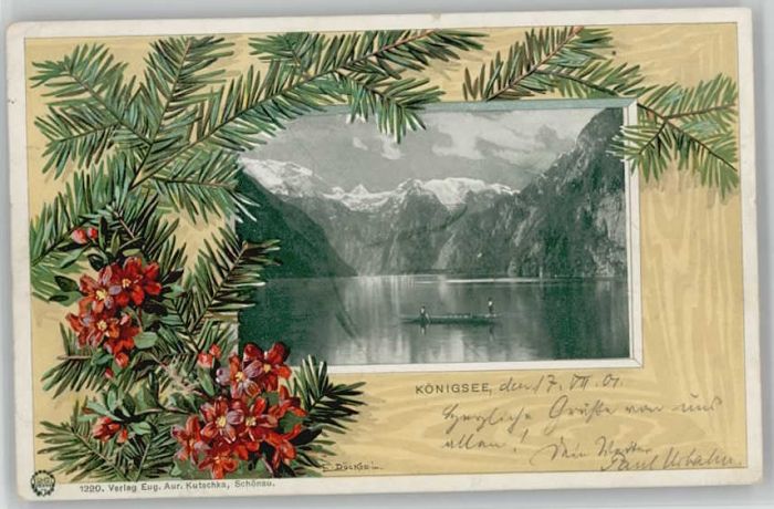 Koenigssee erchtesgaden  x 1901
