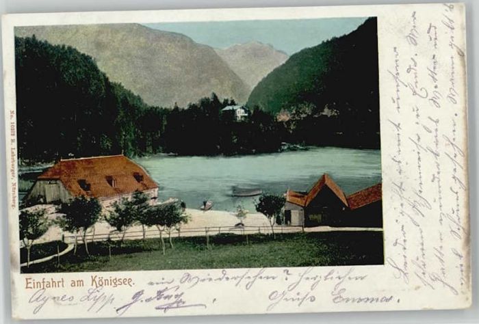 Koenigssee erchtesgaden x 1904