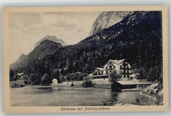 Ramsau Berchtesgaden Hintersee ungelaufen ca. 1920