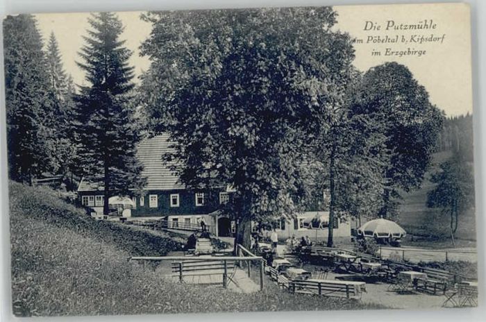 Altenberg Erzgebirge Kipsdorf Putzmühle ungelaufen ca. 1910