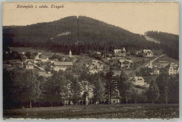 Altenberg Erzgebirge Bärenfels Kipsdorf ungelaufen ca. 1910