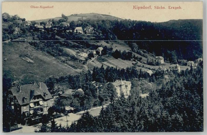 Altenberg Erzgebirge Oberkipsdorf Feldpost  x 1919