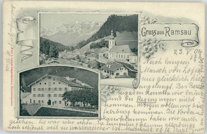 Ramsau Berchtesgaden Ramsau  x 1904