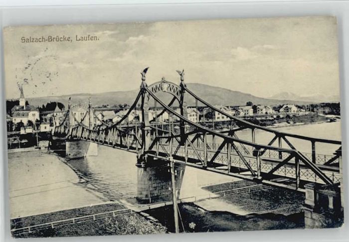 Laufen Salzach Salzach Brücke x 1914