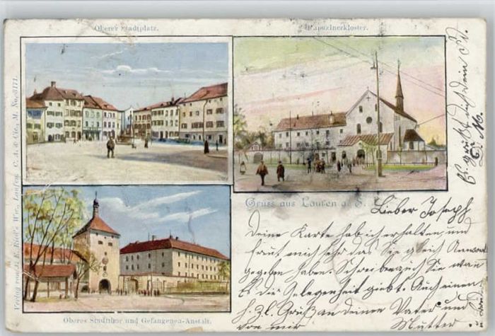 Laufen Salzach Feldpost  x 1902