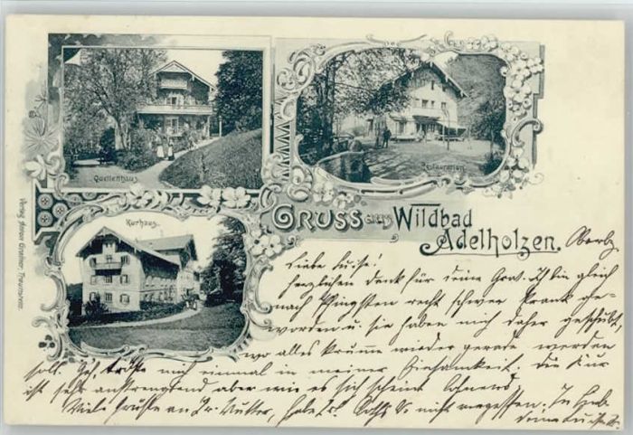 Bad Adelholzen Oberbayern Bad Adelholzen  x 1899
