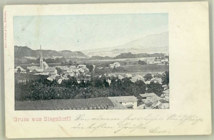 Siegsdorf Oberbayern x 1898
