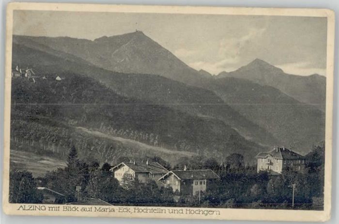 Alzing Traunstein Maria Eck ungelaufen ca. 1920