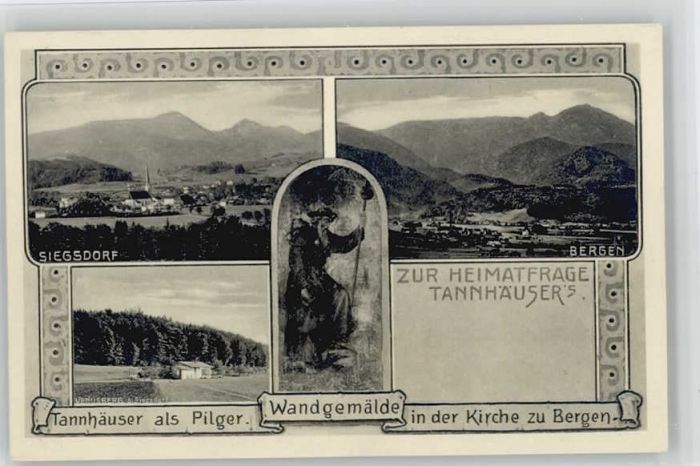 Siegsdorf Oberbayern ungelaufen ca. 1920